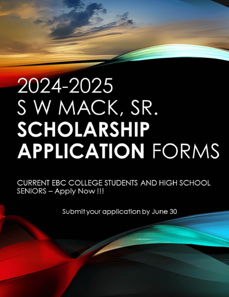 SW Mack Scholarship Application Form Graphic